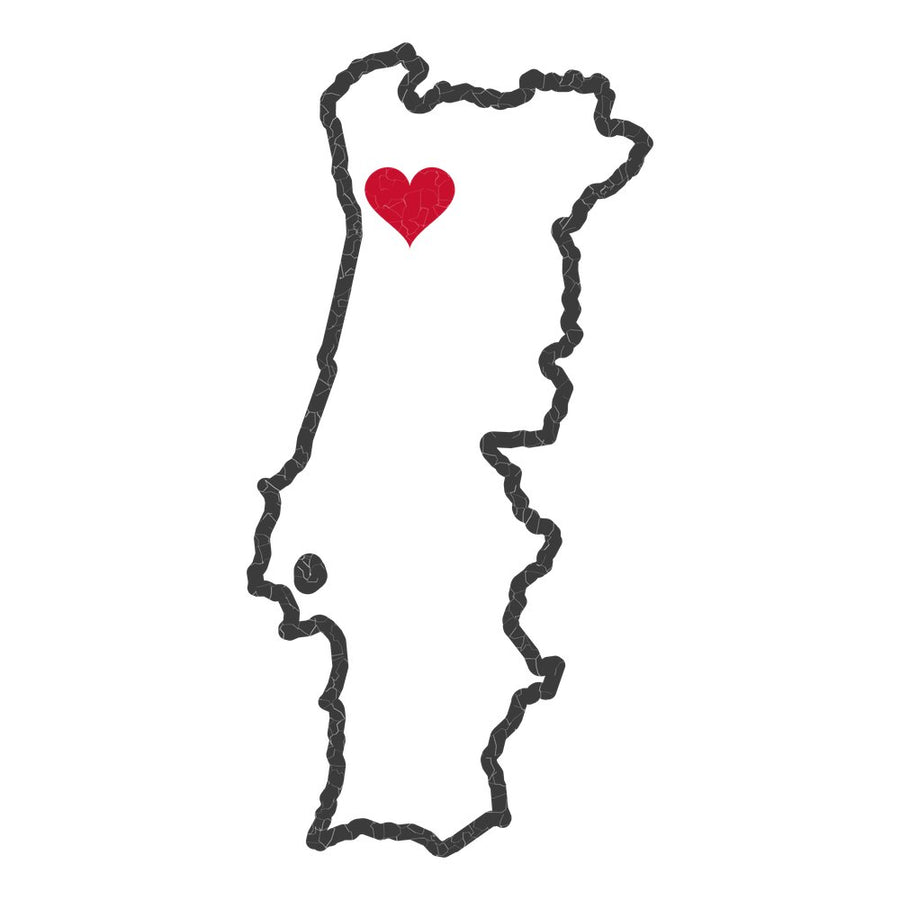Portugal Porto Mission Heart Map design