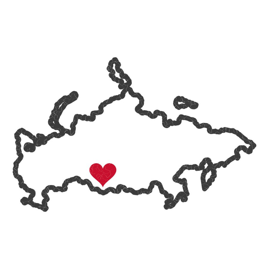 Russia Novosibirsk Mission Heart Map design