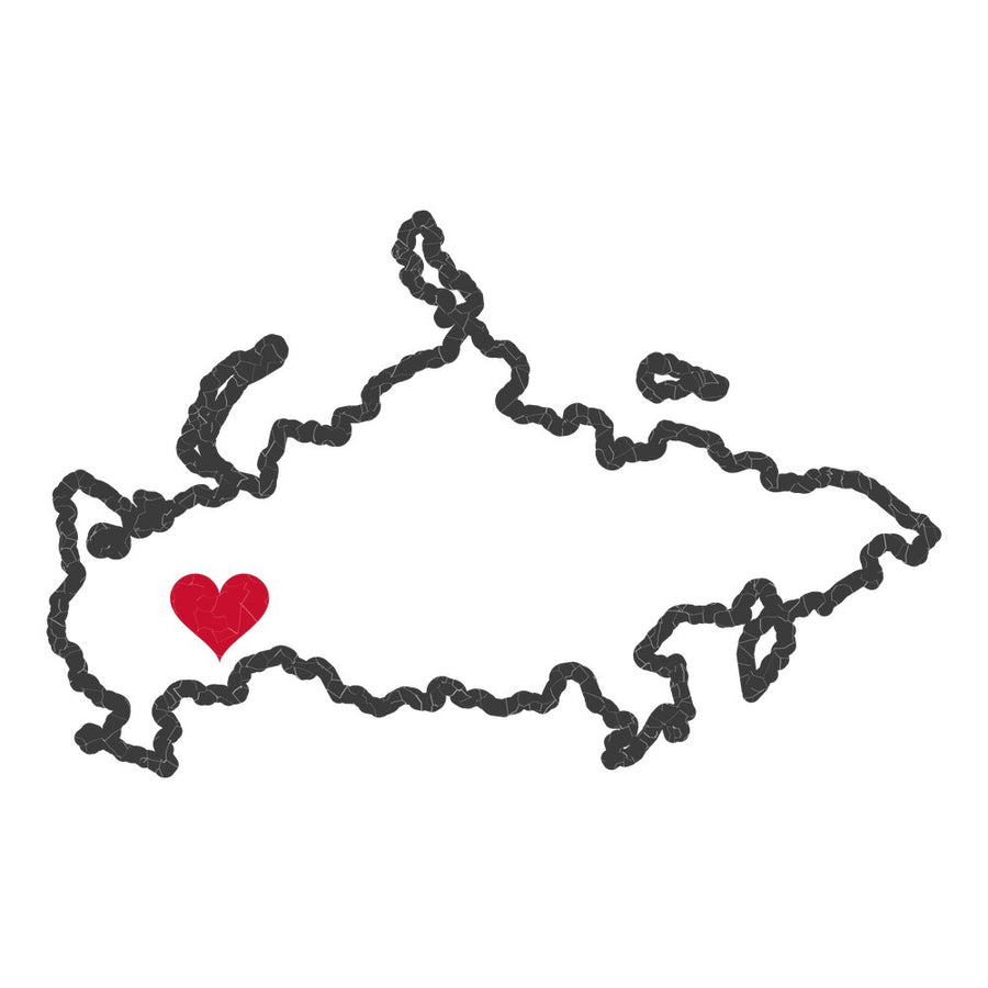 Russia Yekaterinburg Mission Heart Map design