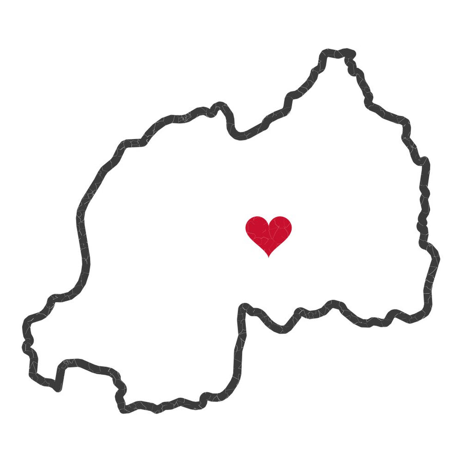 Rwanda Kigali Mission Heart Map design