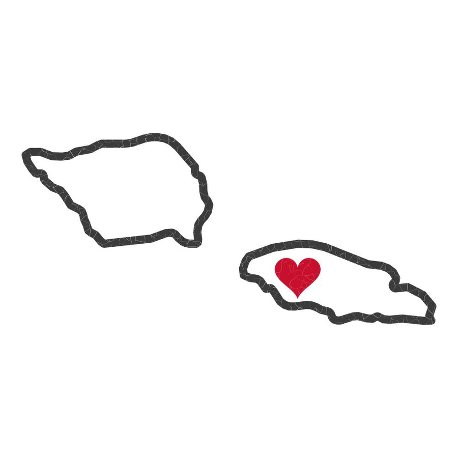 Samoa Apia West Mission Heart Map design