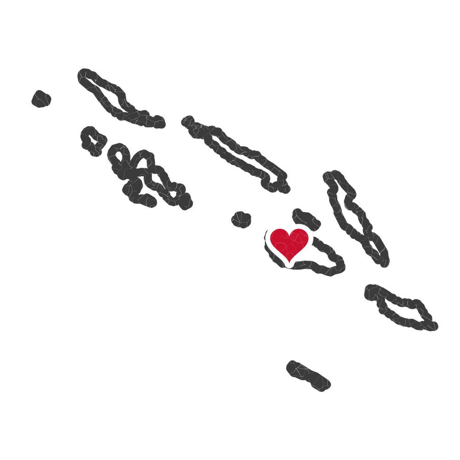 Solomon Islands Honiara Mission Heart Map design