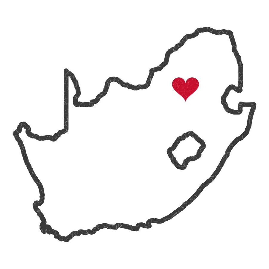 South Africa Pretoria Mission Heart Map design