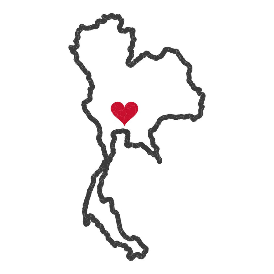 Thailand Bangkok East Mission Heart Map design