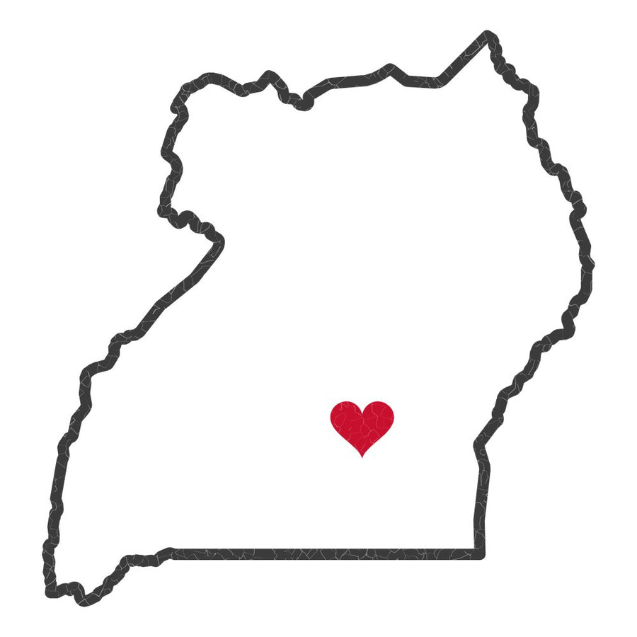 Uganda Kampala East Mission Heart Map design