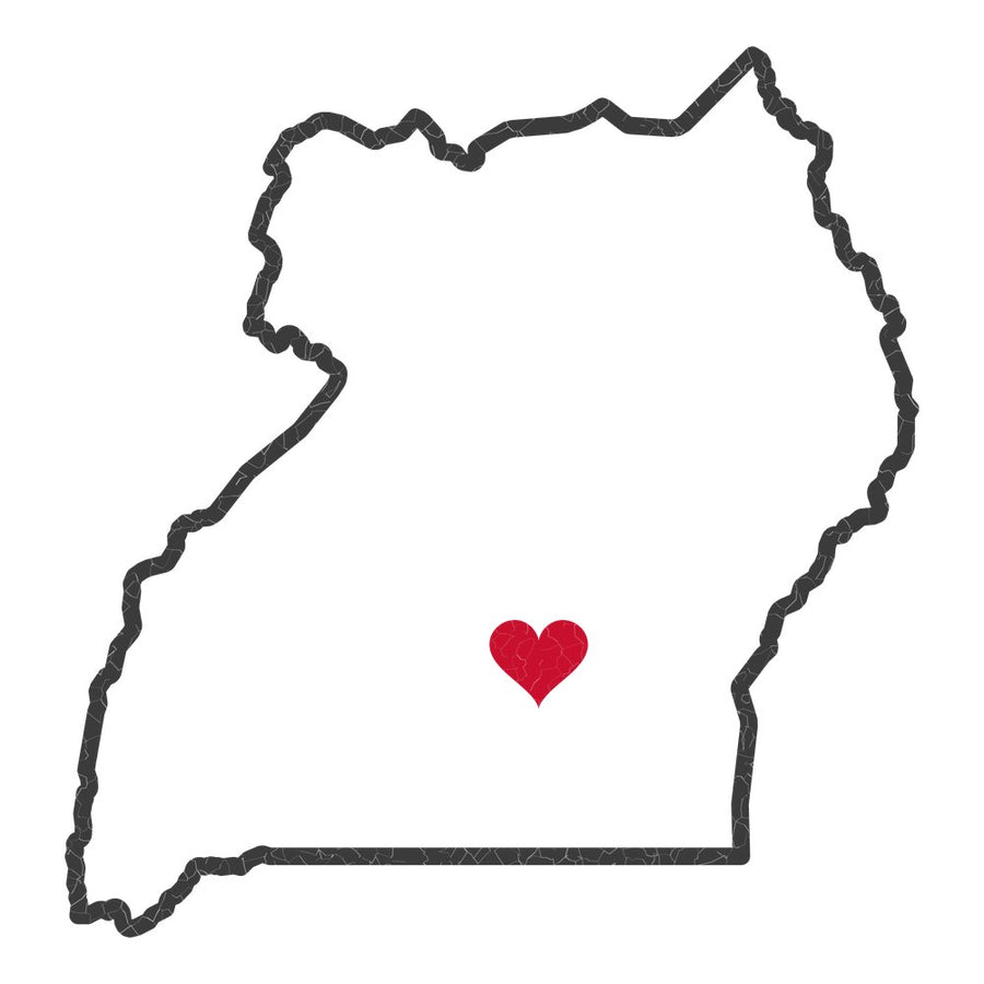 Uganda Kampala Mission Heart Map design