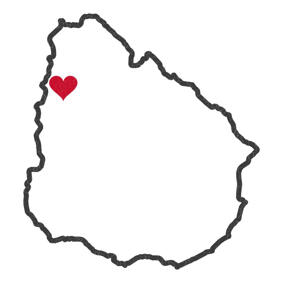 Uruguay Salto Mission Heart Map design