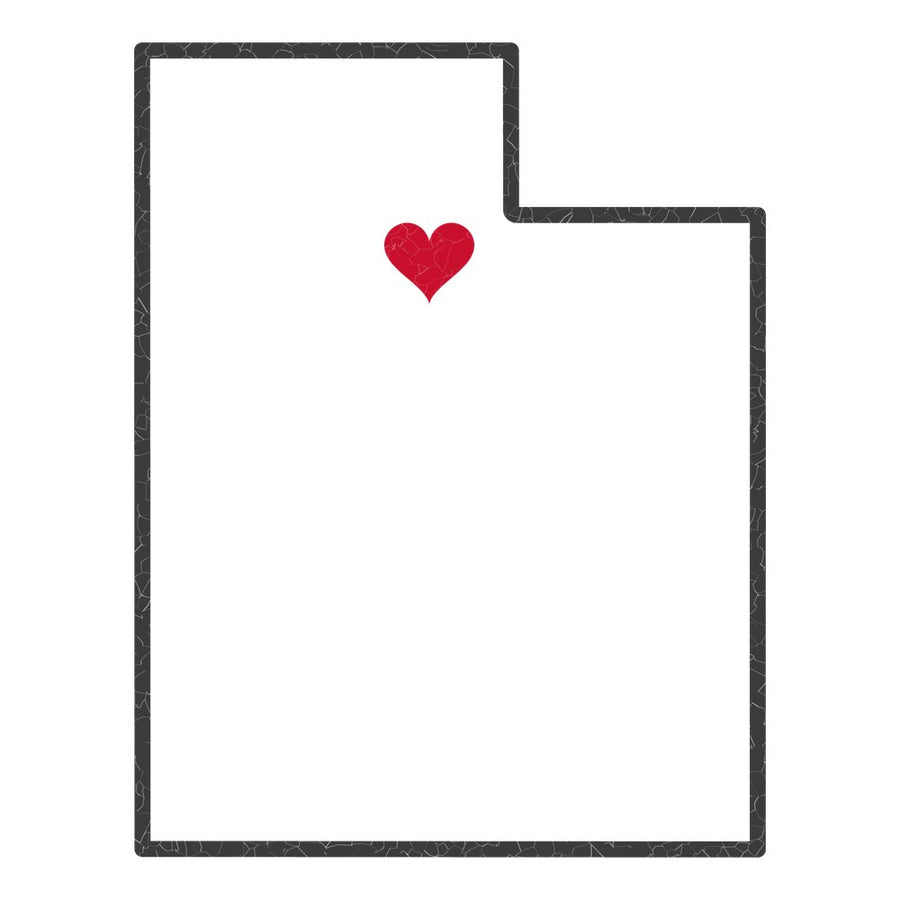 Utah Salt Lake City East Mission Heart Map design