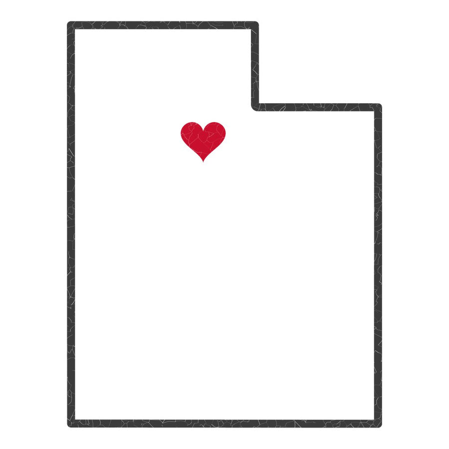Utah Salt Lake City South Mission Heart Map design