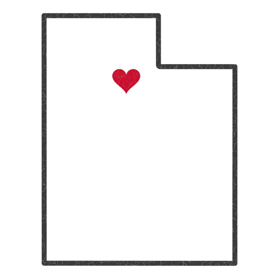 Utah Salt Lake City Mission Heart Map design
