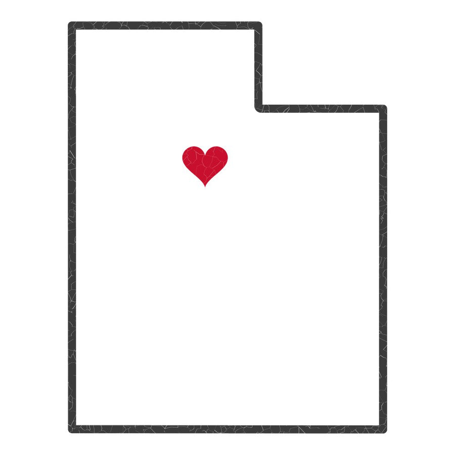 Utah Saratoga Springs Mission Heart Map design