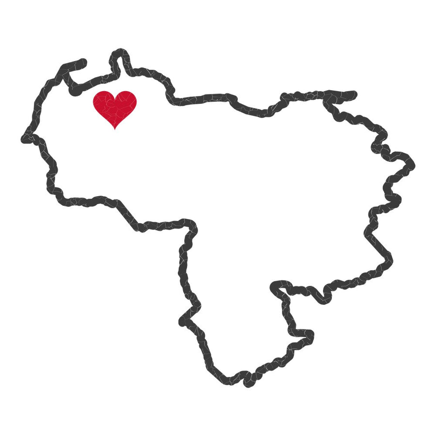 Venezuela Maracaibo Mission Heart Map design