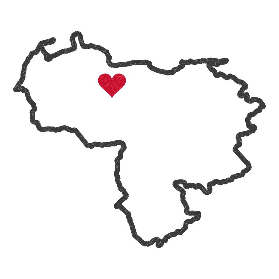 Venezuela Valencia Mission Heart Map design