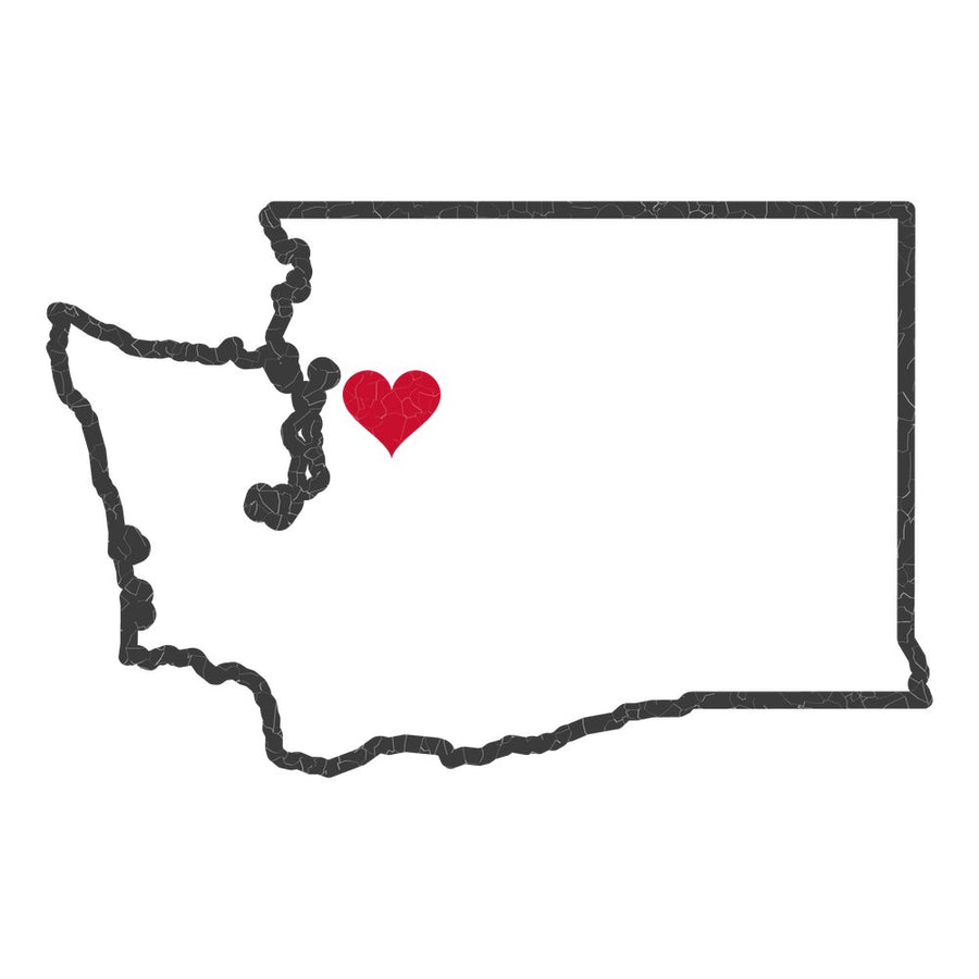 Washington Everett Mission Heart Map design