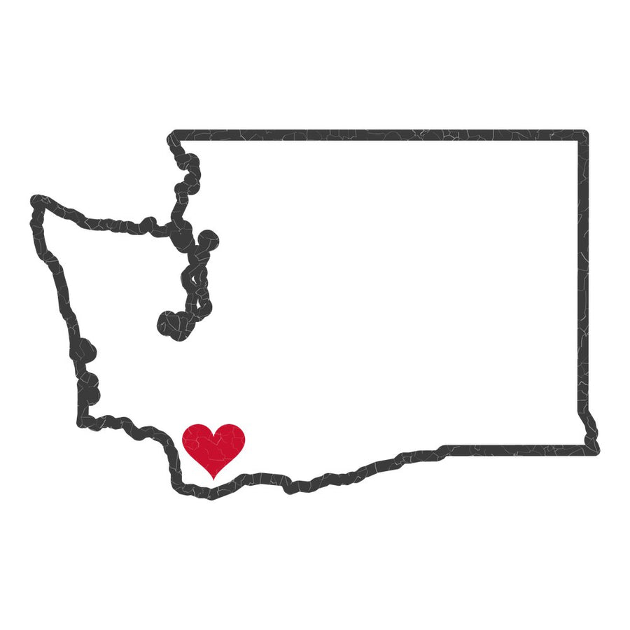 Washington Vancouver Mission Heart Map design