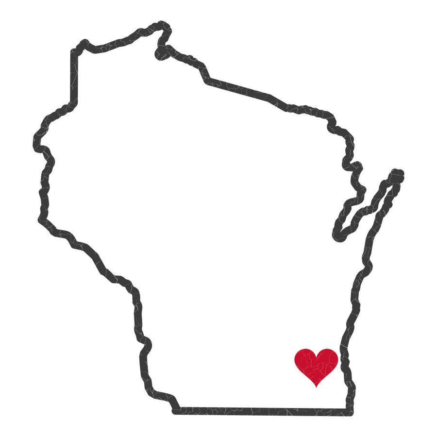 Wisconsin Milwaukee Mission Heart Map design