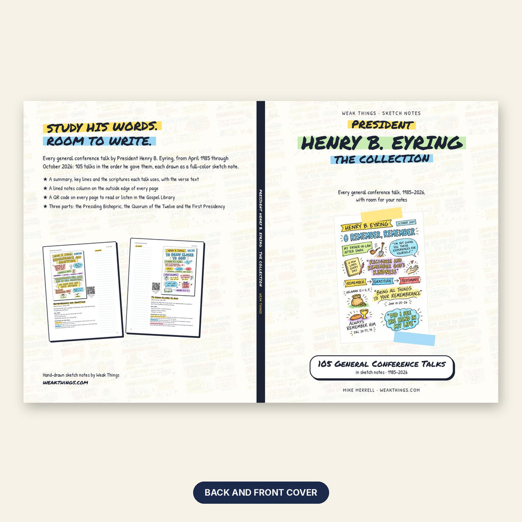 President Henry B. Eyring back and front cover