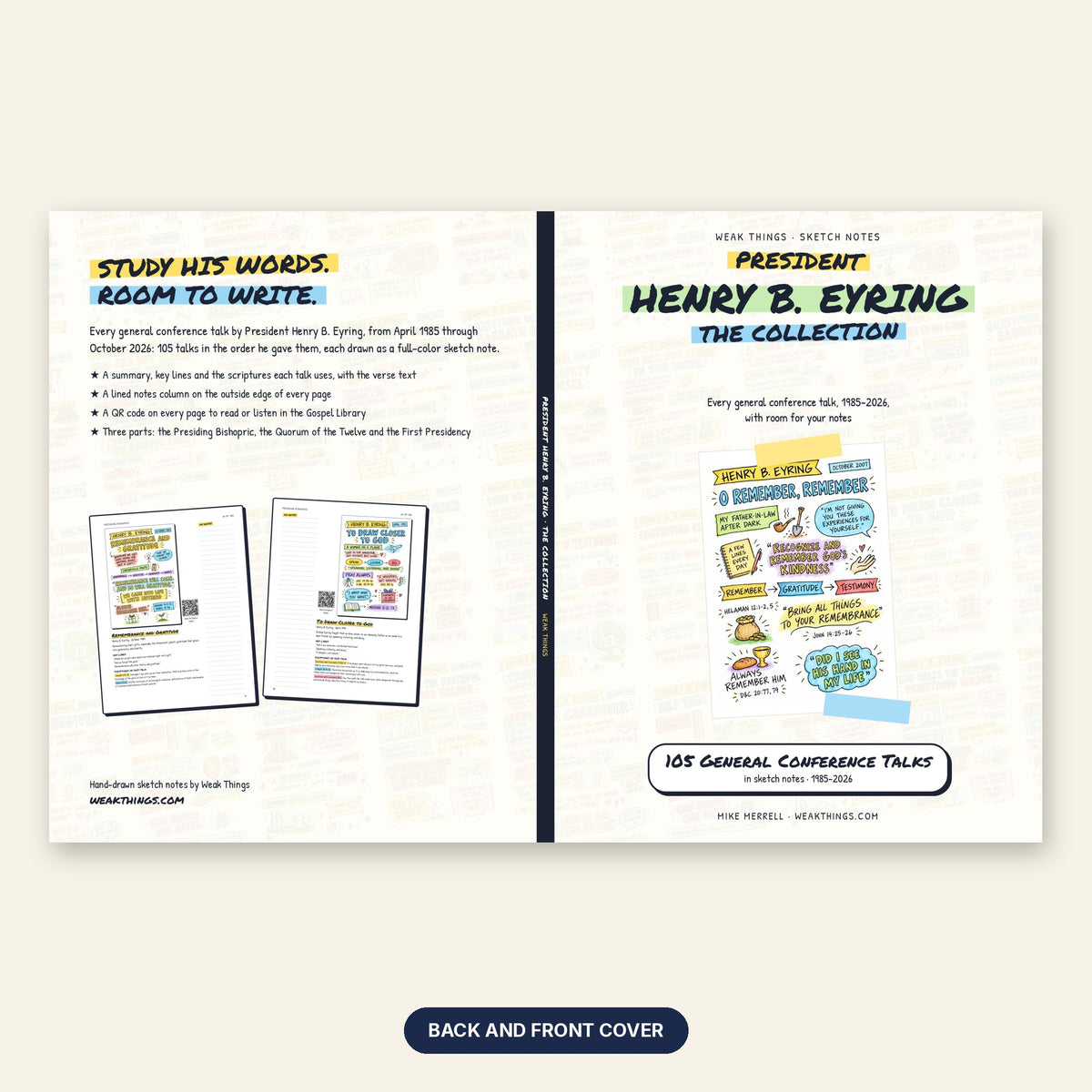 President Henry B. Eyring back and front cover