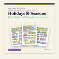 Holidays and Seasons front cover