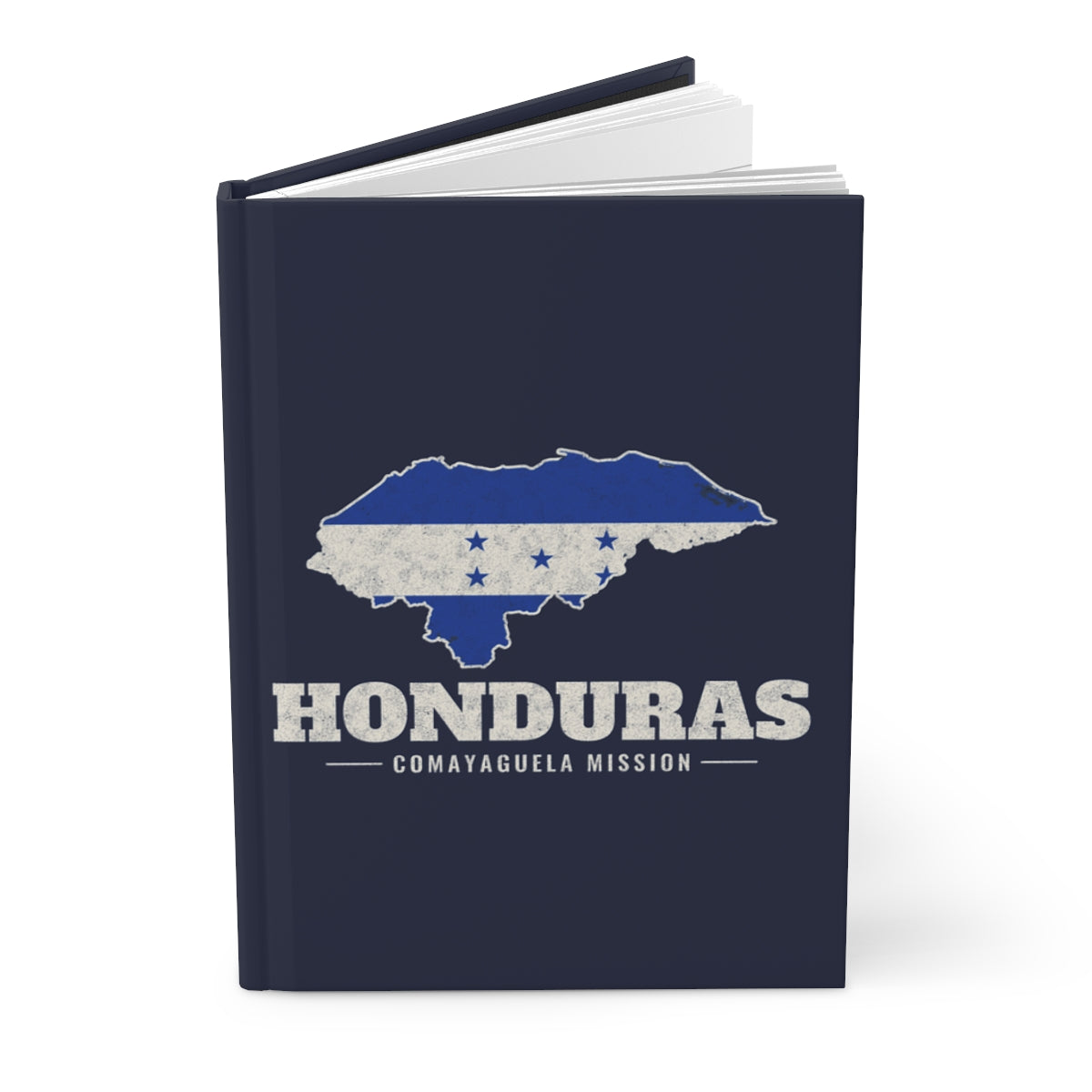 Honduras Comayaguela Mission flag map journal by Weak Things view 3