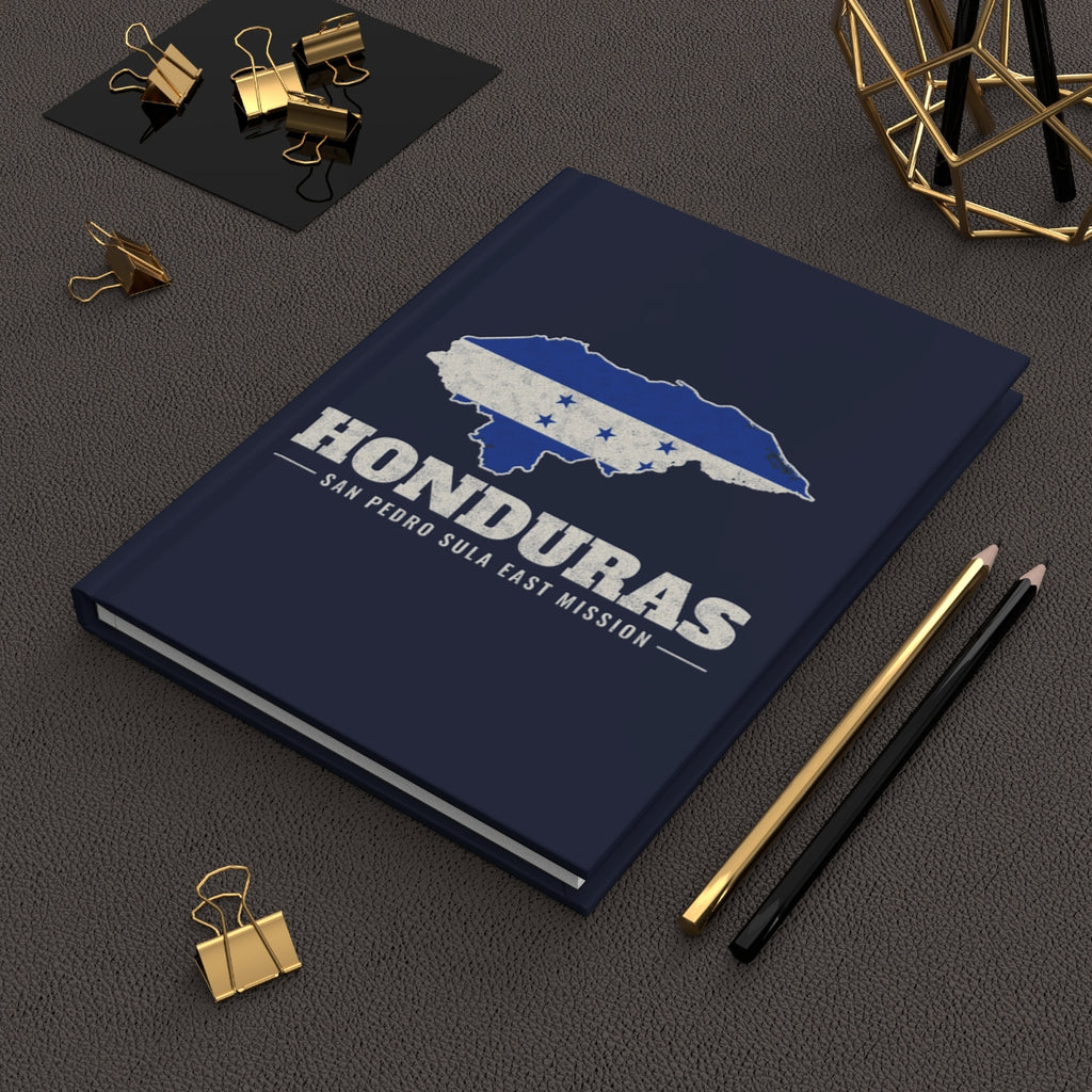 Honduras San Pedro Sula East Mission flag map journal by Weak Things view 2