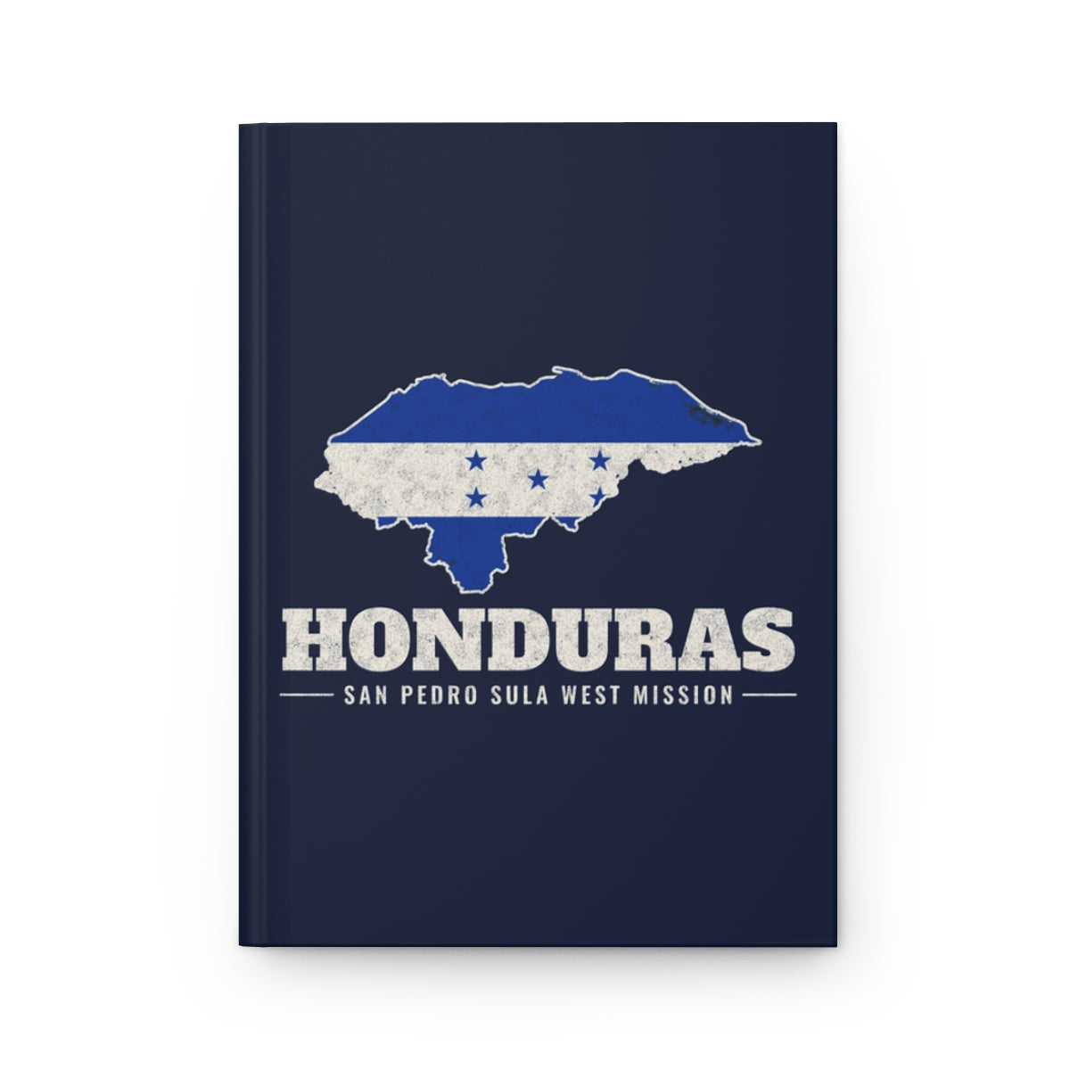 Honduras San Pedro Sula West Mission flag map journal by Weak Things