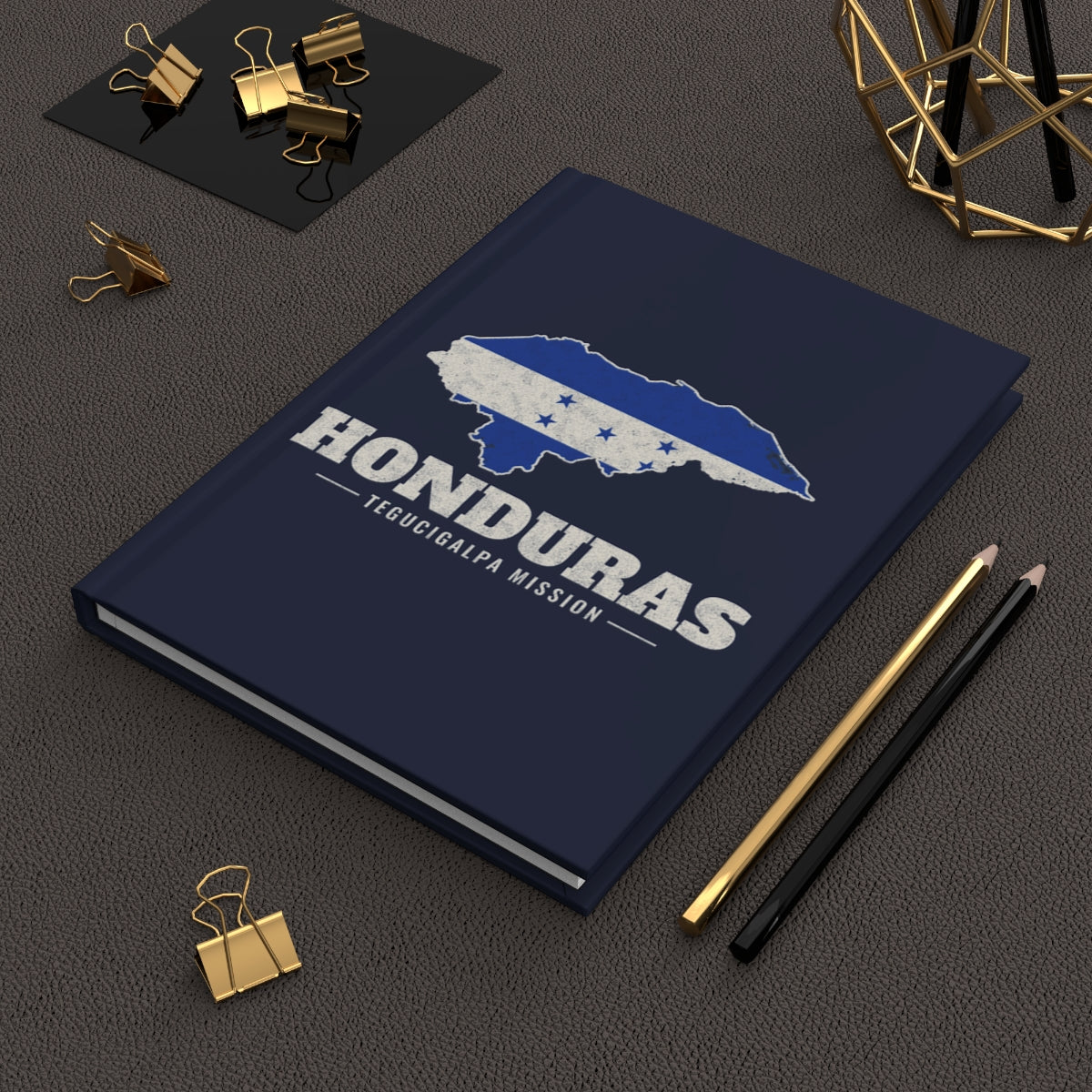 Honduras Tegucigalpa Mission flag map journal by Weak Things view 2