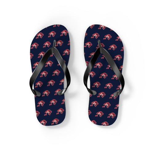 Hong Kong Mission flag map flip flops by Weak Things view 2
