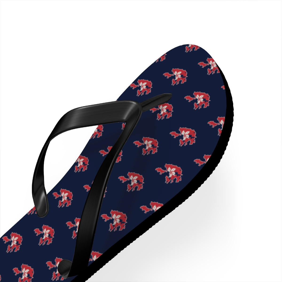 Hong Kong Mission flag map flip flops by Weak Things view 3