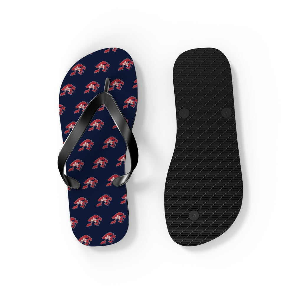 Hong Kong Mission flag map flip flops by Weak Things view 4