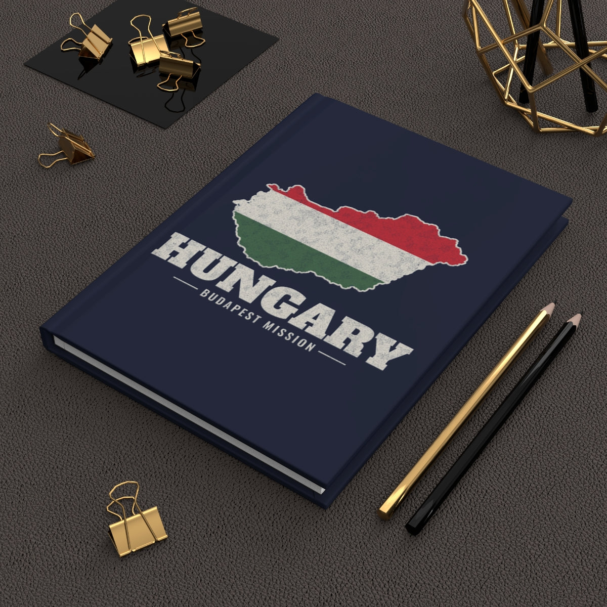 Hungary Budapest Mission flag map journal by Weak Things view 2
