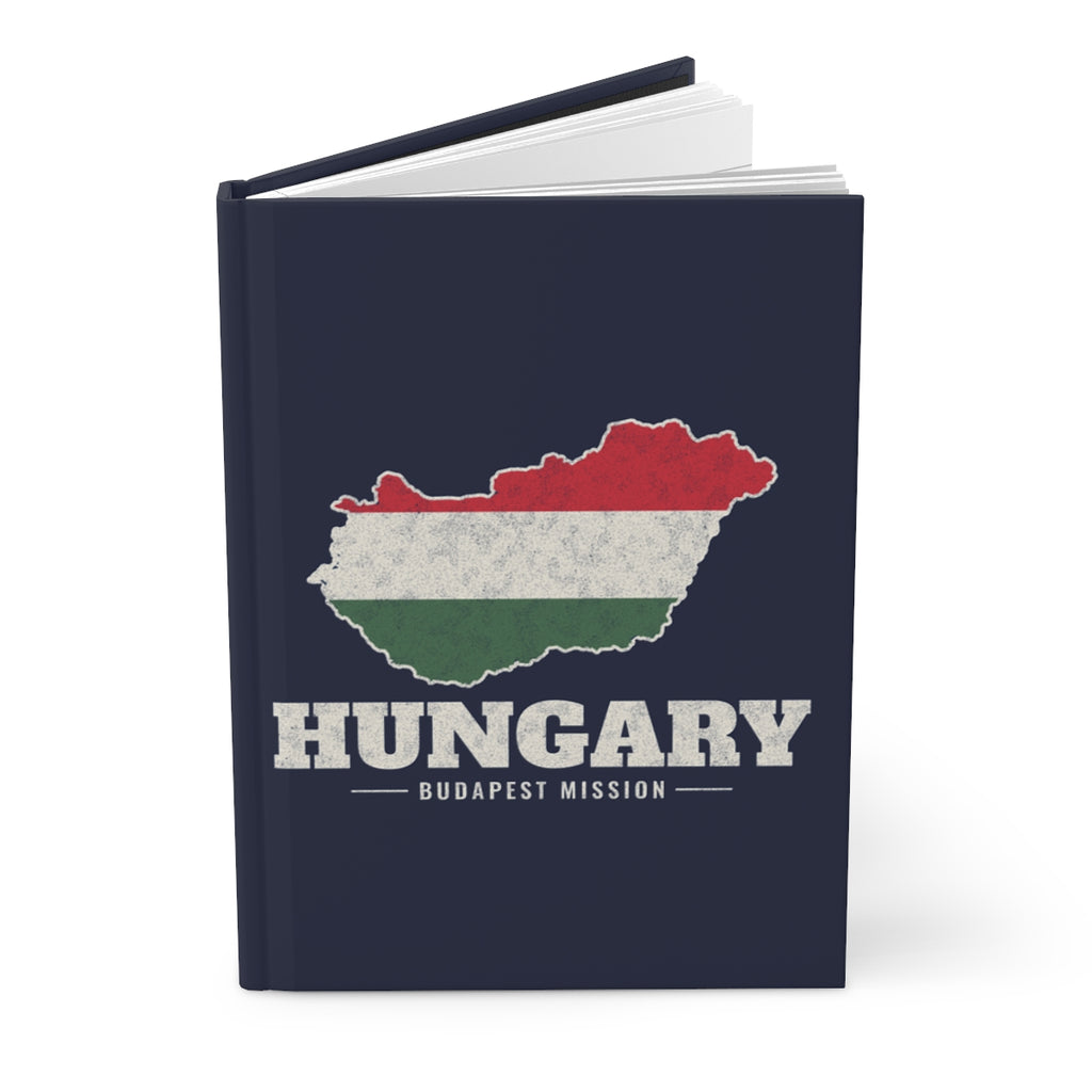 Hungary Budapest Mission flag map journal by Weak Things view 3