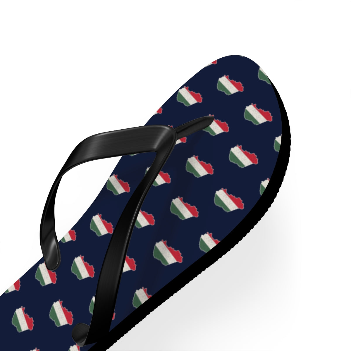 Hungary Mission flag map flip flops by Weak Things view 3