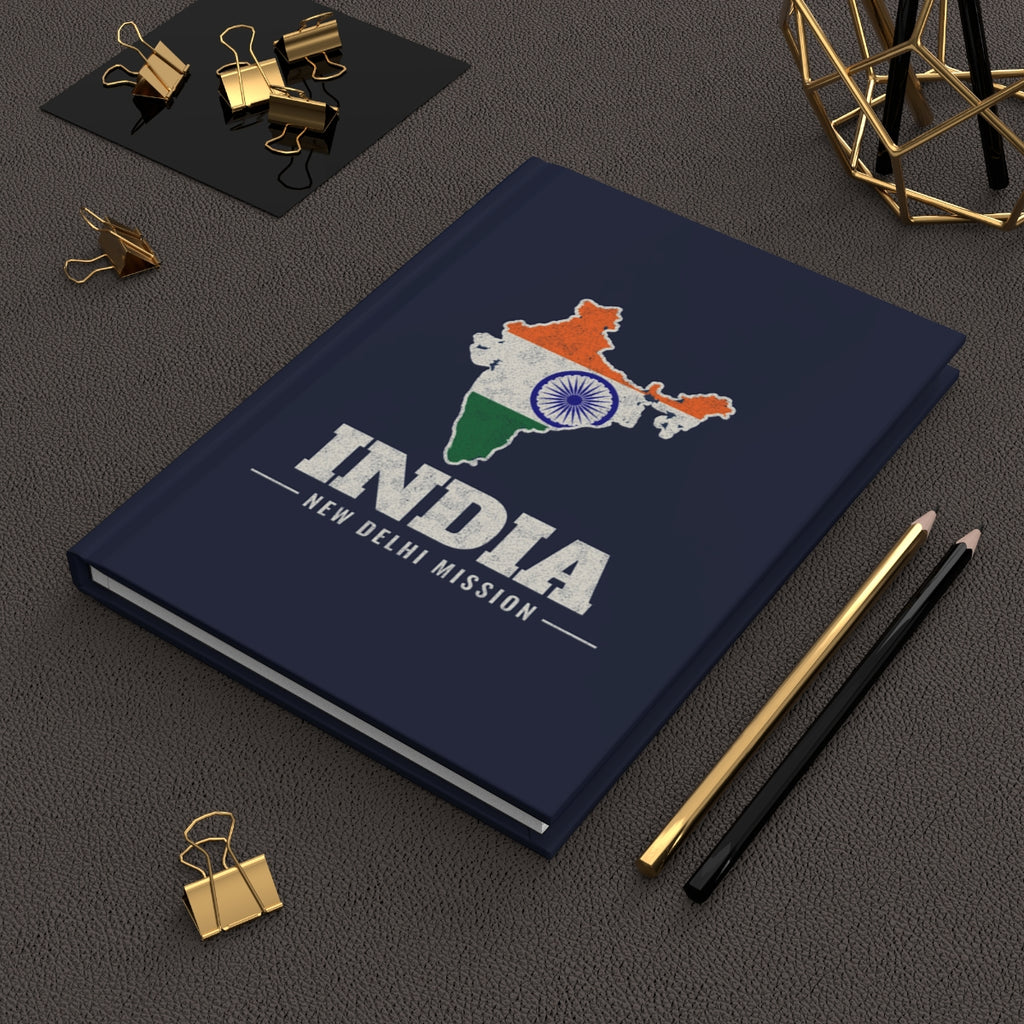 India New Delhi Mission flag map journal by Weak Things view 2