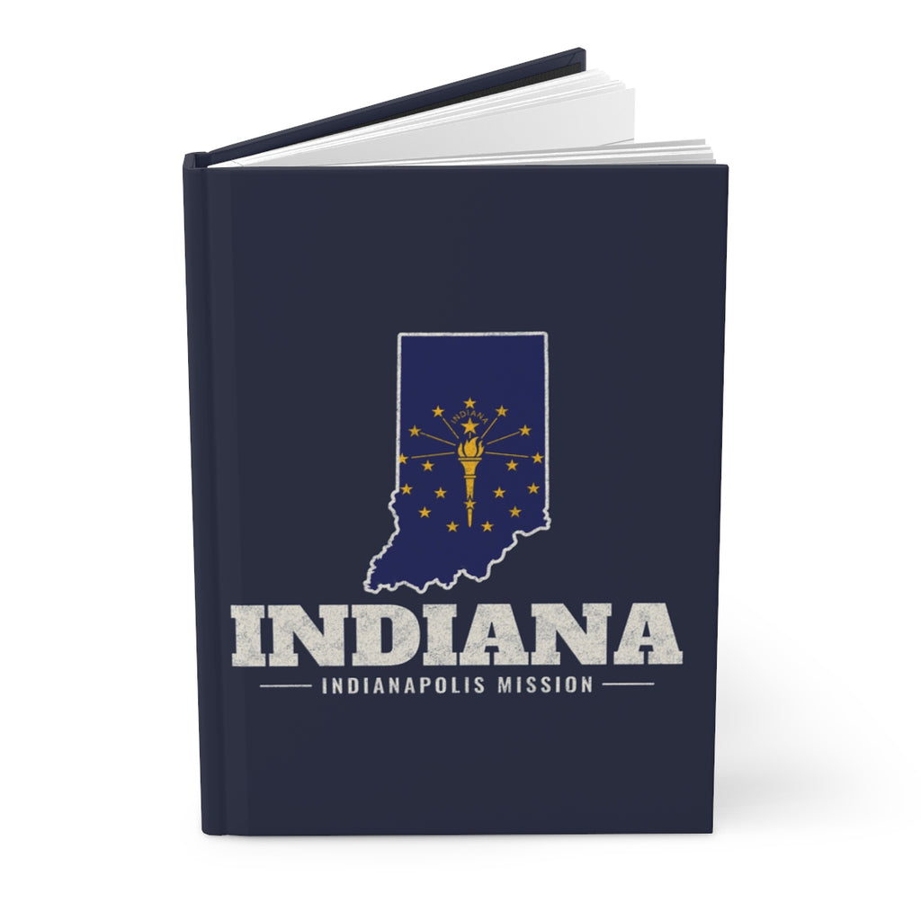 Indiana Indianapolis Mission flag map journal by Weak Things view 3