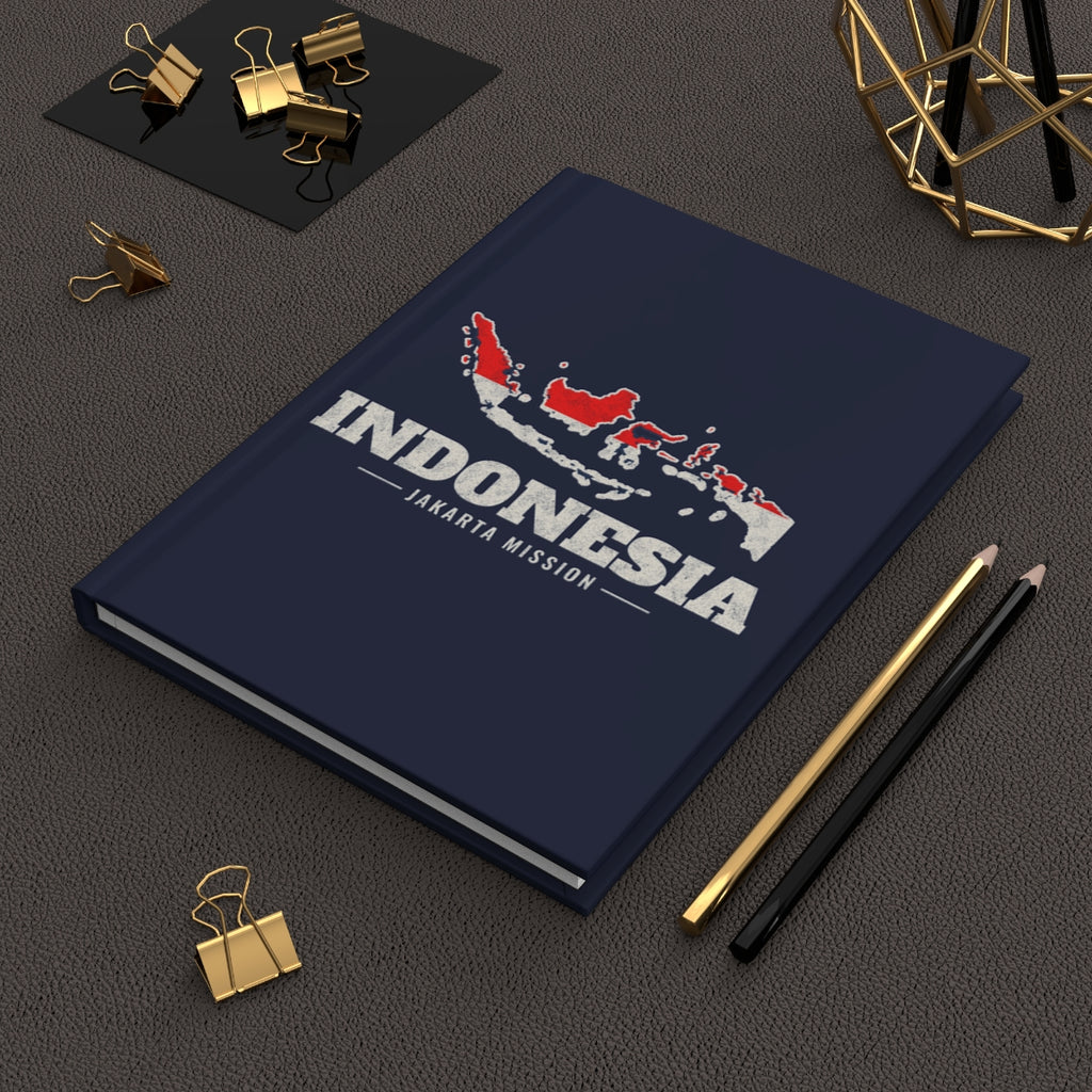 Indonesia Jakarta Mission flag map journal by Weak Things view 2