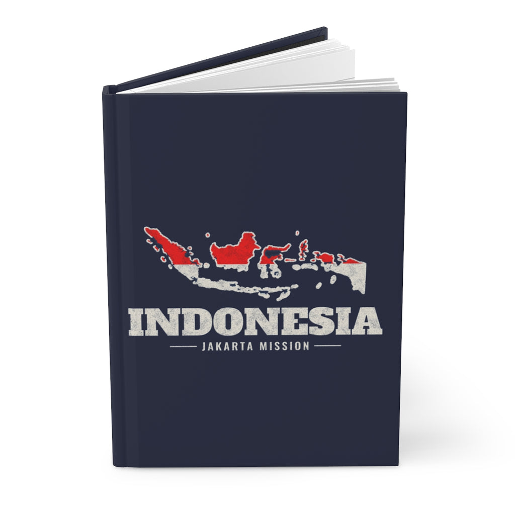 Indonesia Jakarta Mission flag map journal by Weak Things view 3