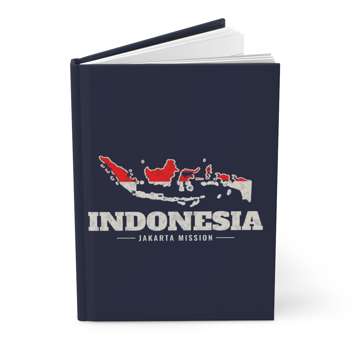 Indonesia Jakarta Mission flag map journal by Weak Things view 3
