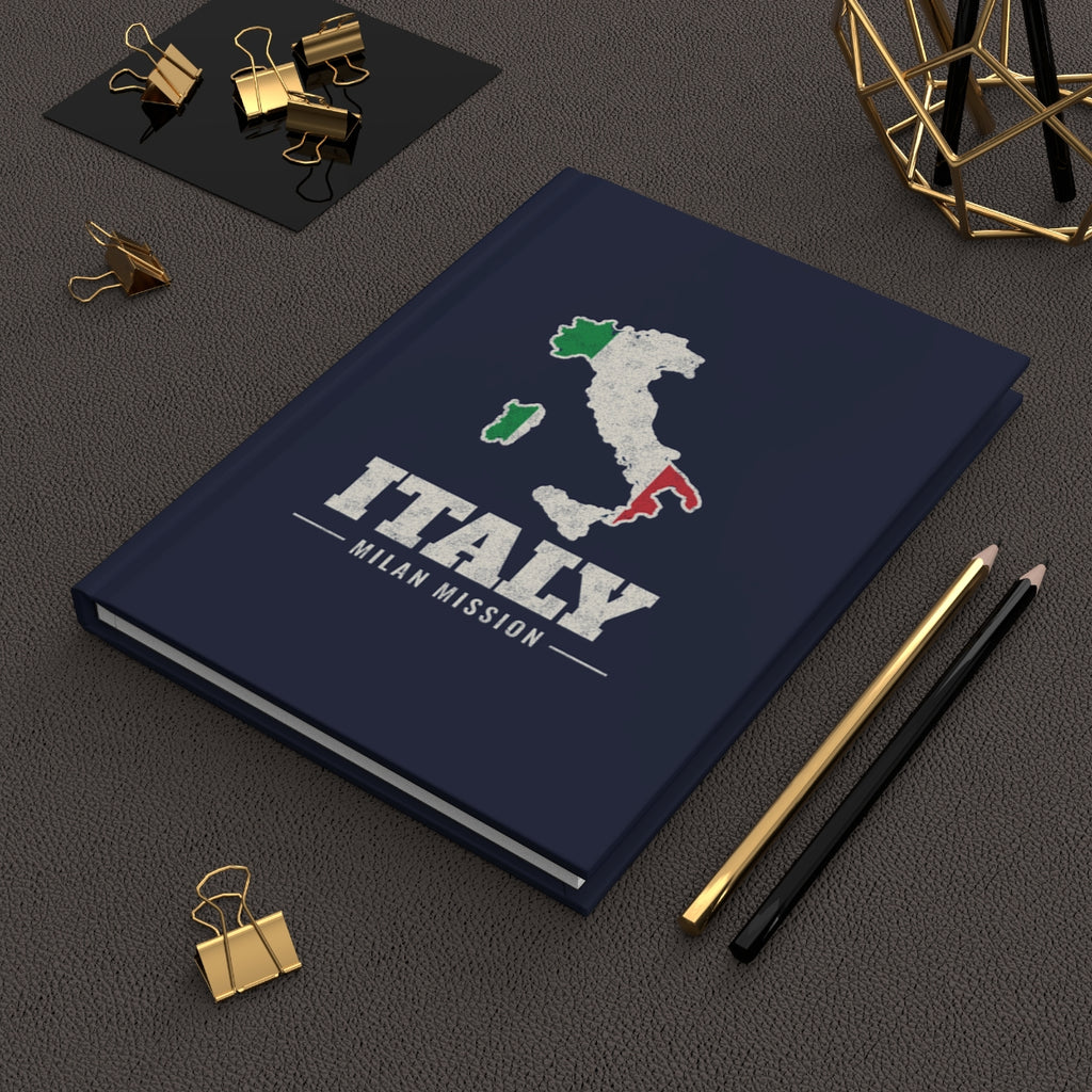 Italy Milan Mission flag map journal by Weak Things view 2