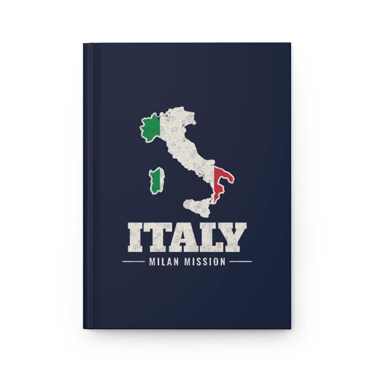 Italy Milan Mission flag map journal by Weak Things