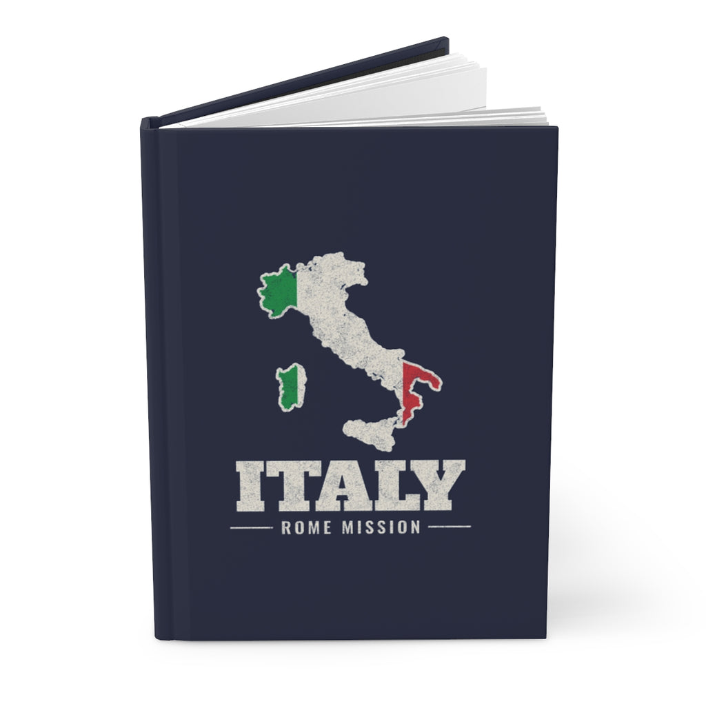 Italy Rome Mission flag map journal by Weak Things view 3