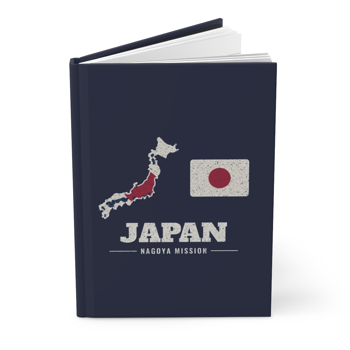 Japan Nagoya Mission flag map journal by Weak Things view 3