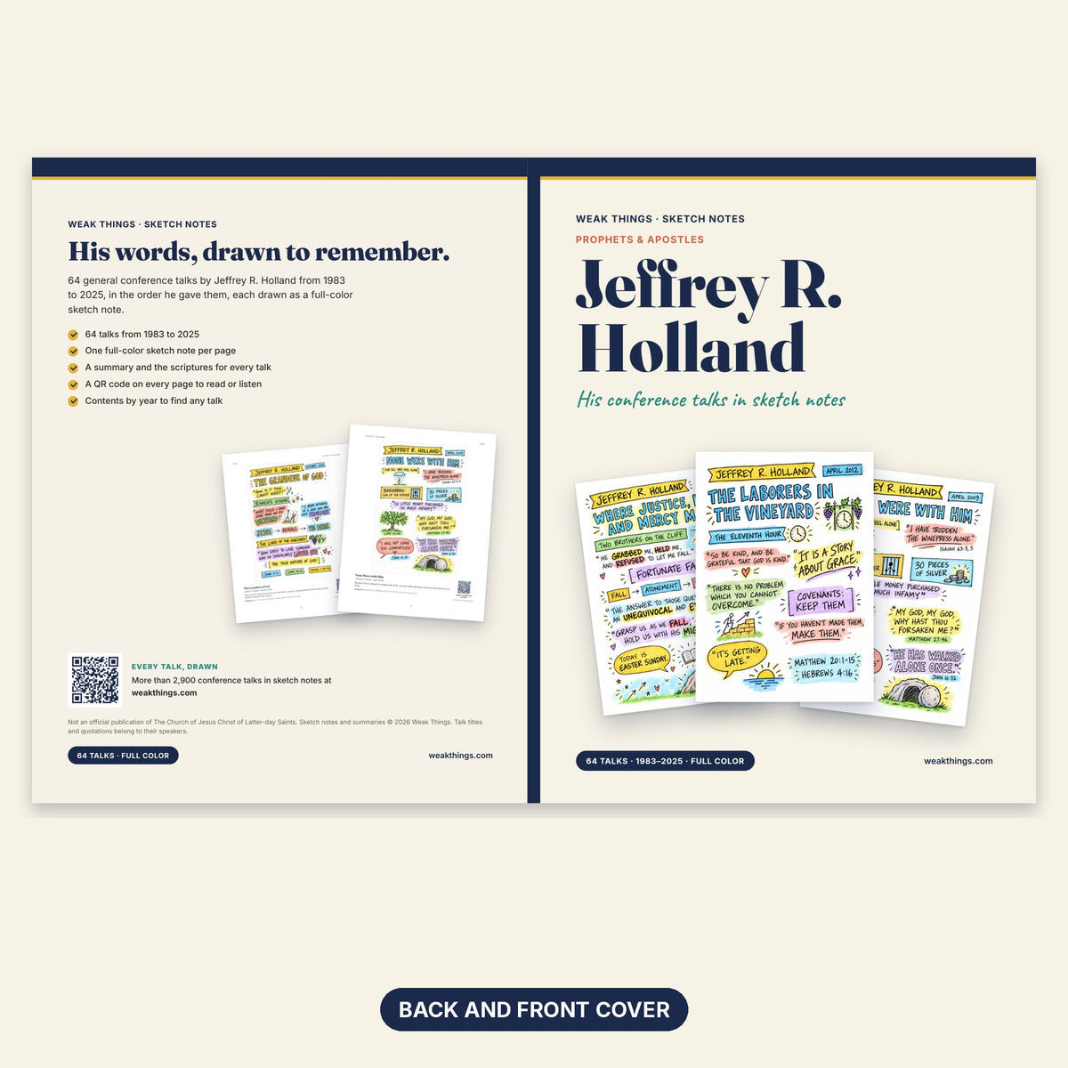 Jeffrey R. Holland back and front cover