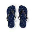 Kansas Mission flag map flip flops by Weak Things view 2