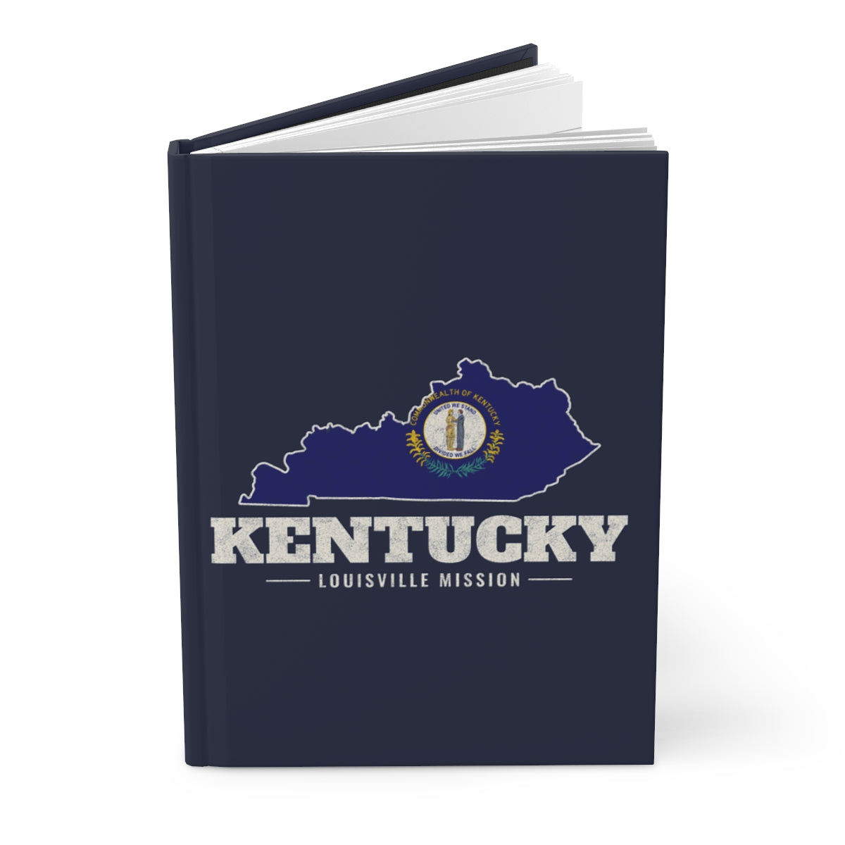 Kentucky Louisville Mission flag map journal by Weak Things view 3