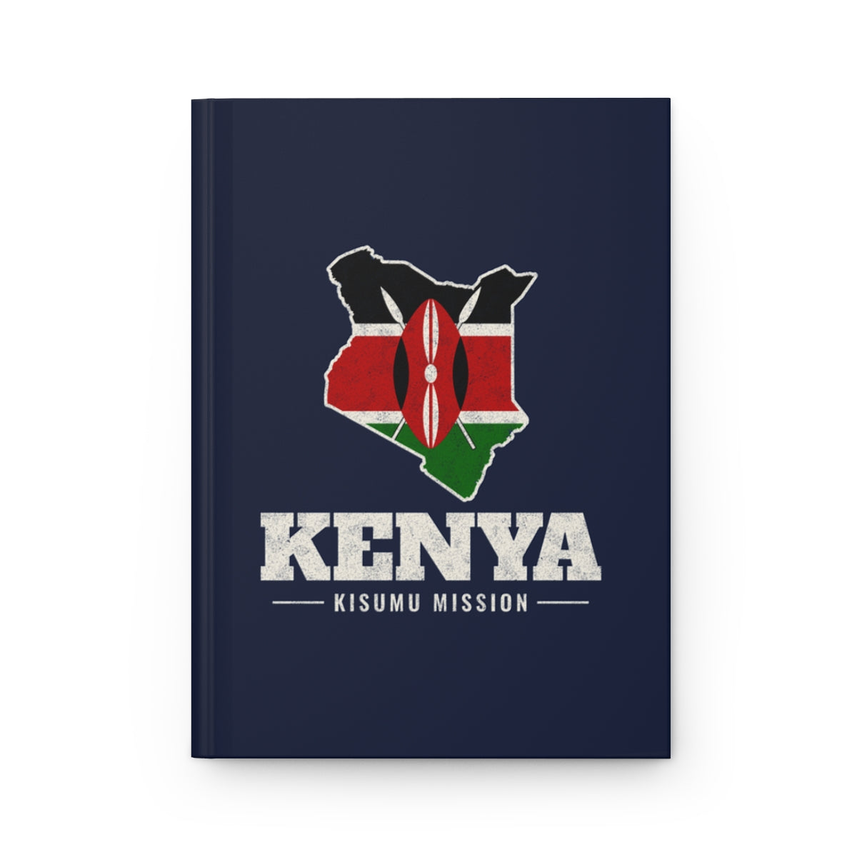 Kenya Kisumu Mission flag map journal by Weak Things
