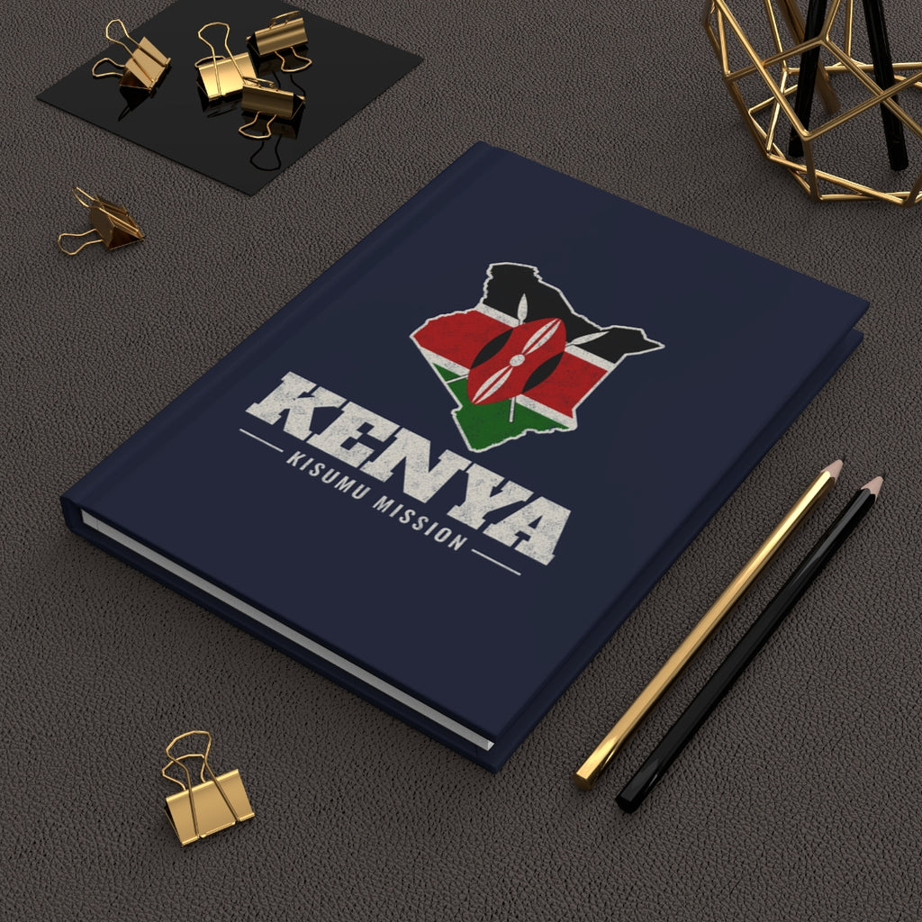 Kenya Kisumu Mission flag map journal by Weak Things view 2