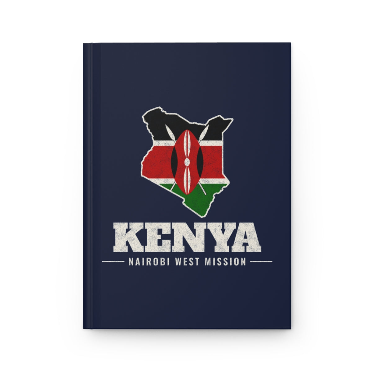 Kenya Nairobi West Mission flag map journal by Weak Things