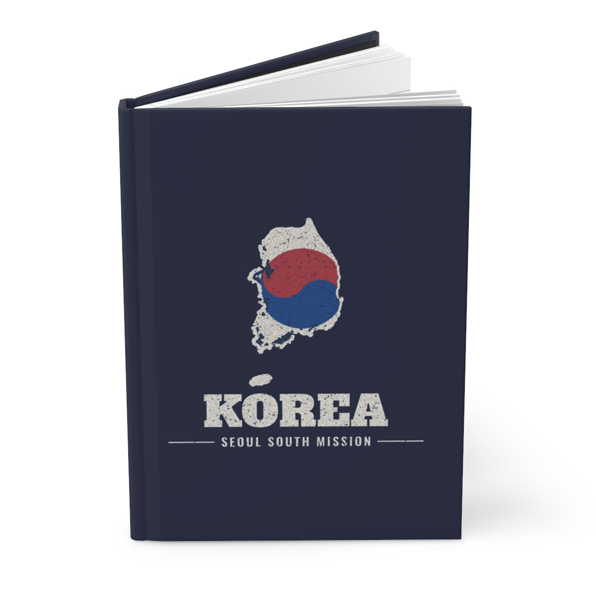 Korea Seoul South Mission flag map journal by Weak Things view 3