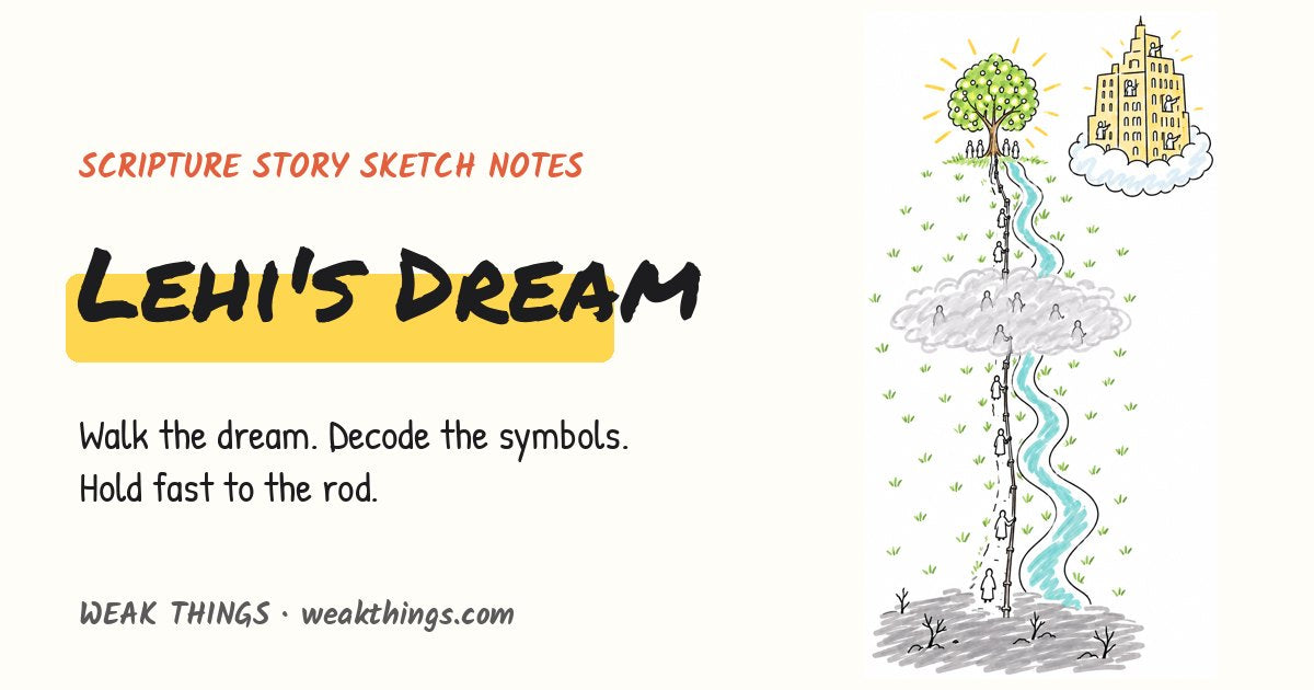 Lehi's Dream sketch notes preview